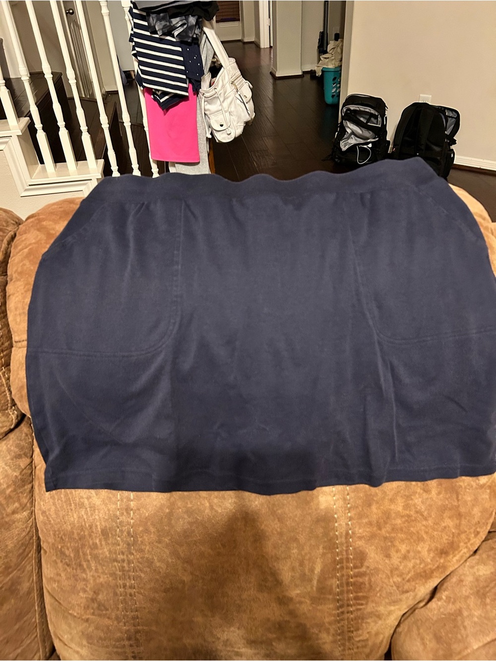 croft & barrow Navy Skort with Subtle Paneling